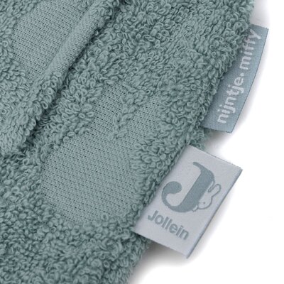 Badjas Badstof Miffy Jacquard Sea Green