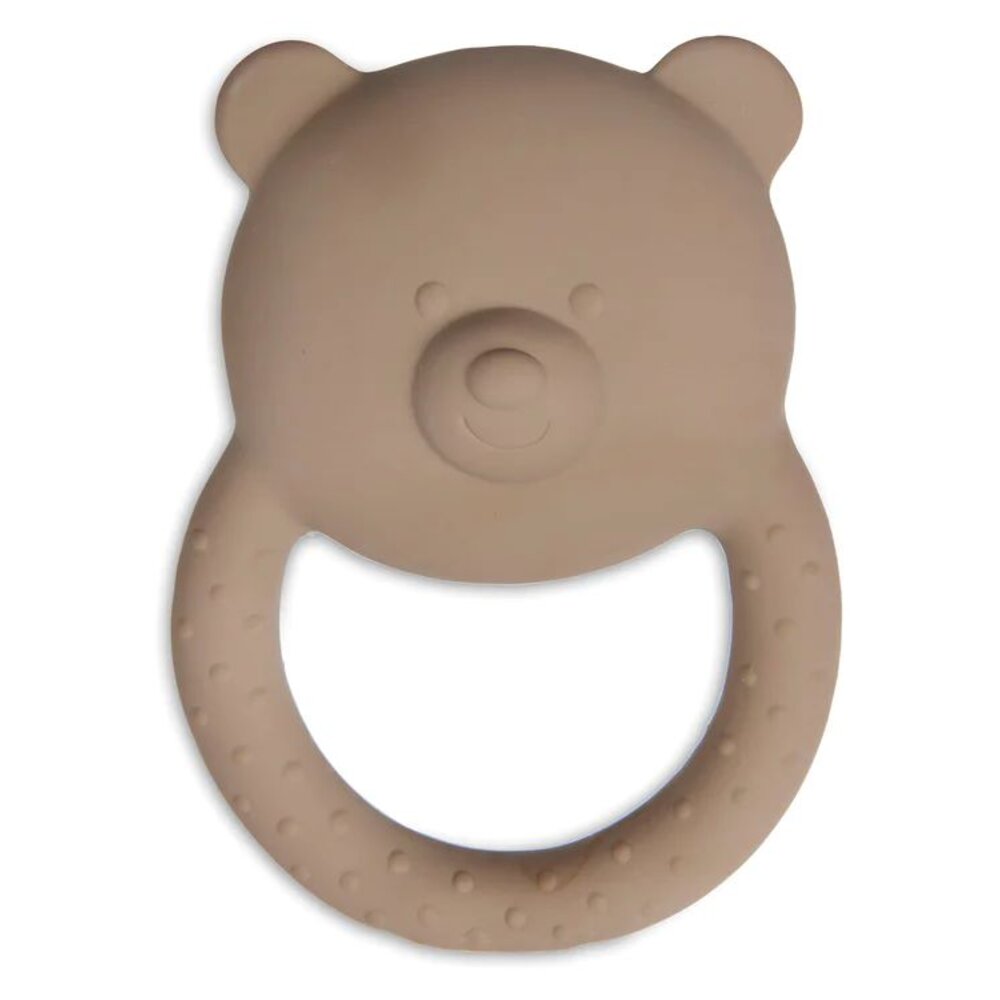 Bijtring rubber teddy bear biscuit Biscuit