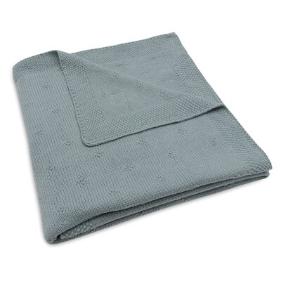 Deken Ledikant 100x150cm Cosy Knit Sea Green