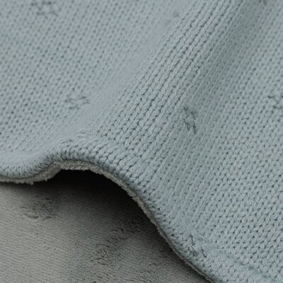 Deken Ledikant 100x150cm Cosy Knit Sea Green/Velve