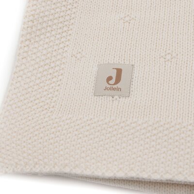 Deken Ledikant 100x150cm Cosy Knit Ivory