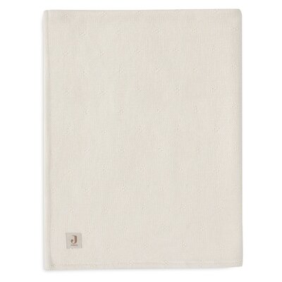 Deken Ledikant 100x150cm Cosy Knit Ivory/Velvet