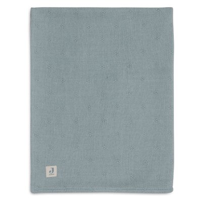 Deken Wieg 75x100cm Cosy Knit Sea Green/Velve