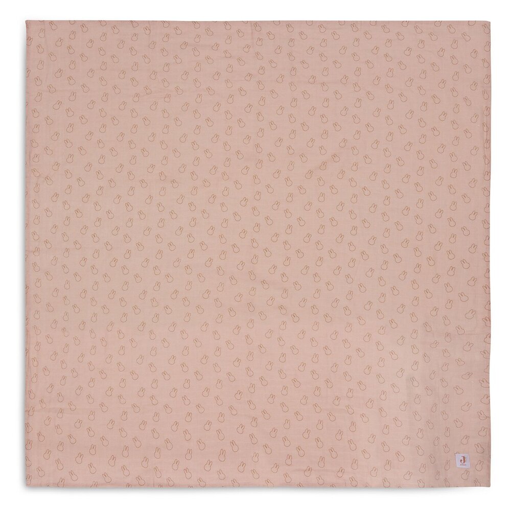 Hydrofiele Doek Large 115x115cm (2pack) Miffy Silhouettes - Wild Rose