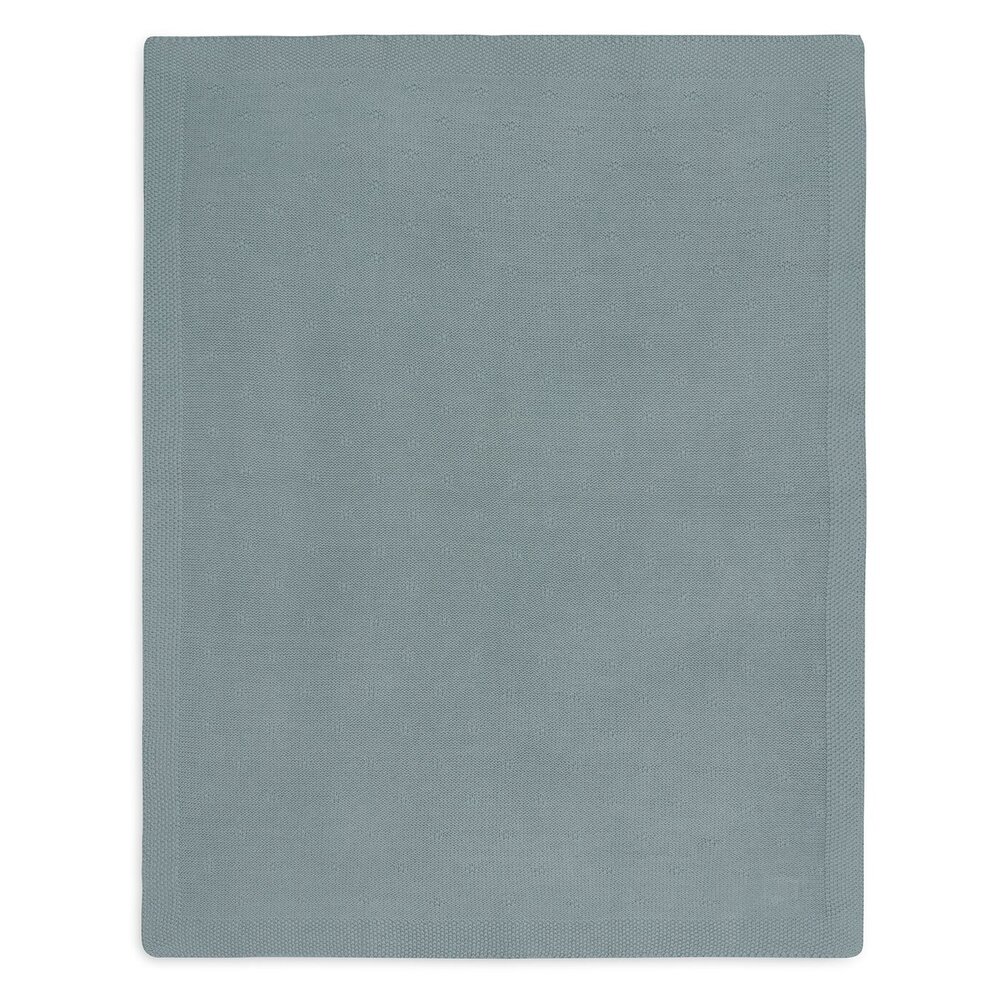 Deken Wieg 75x100cm Cosy Knit Sea Green