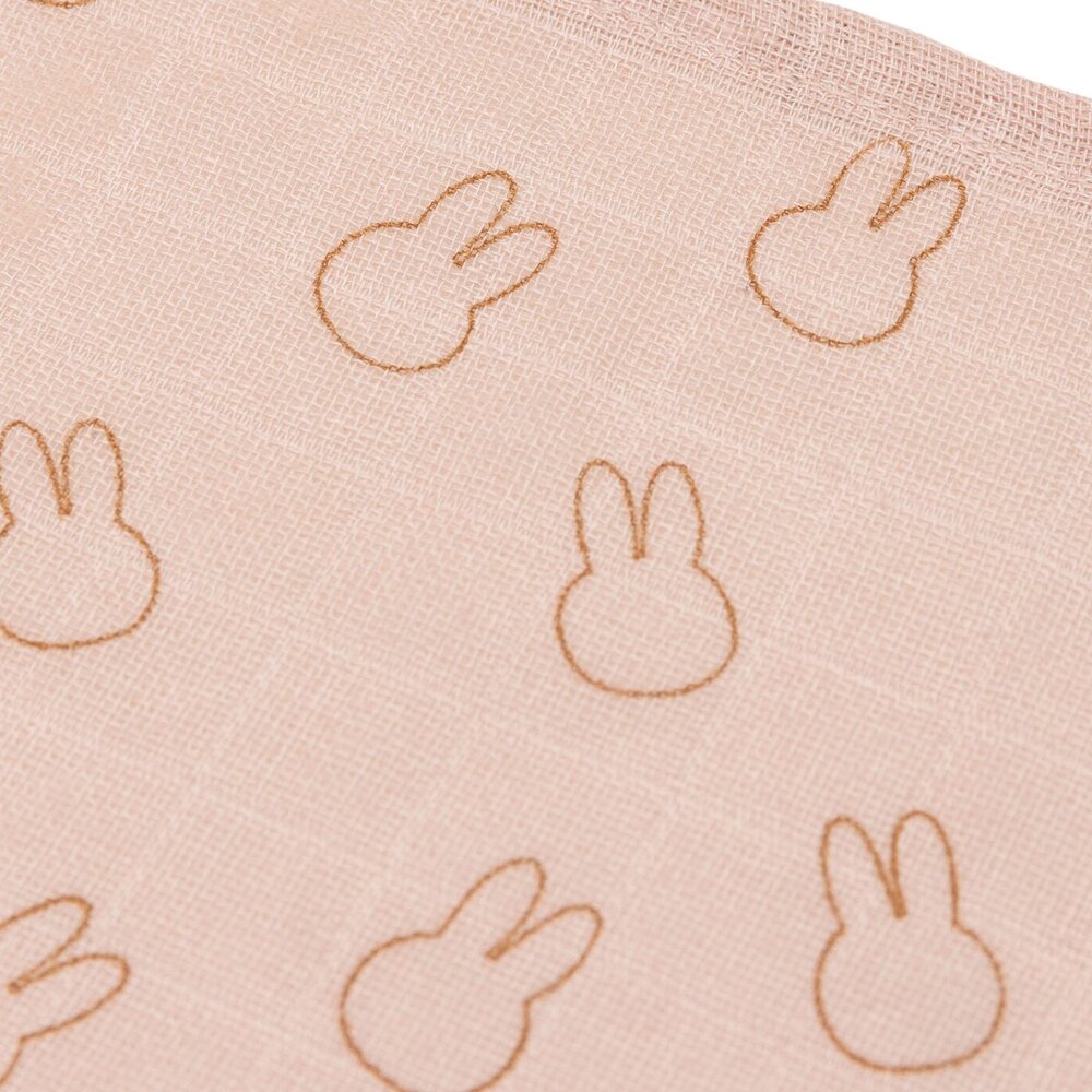 Hydrofiele Doek Small 70x70cm (3pack) Miffy Silhouettes - Wild Rose