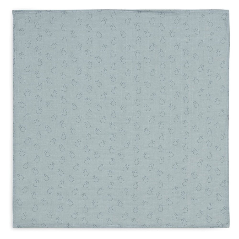 Hydrofiele Doek Small 70x70cm (3pack) Miffy Silhouettes - Sea Green