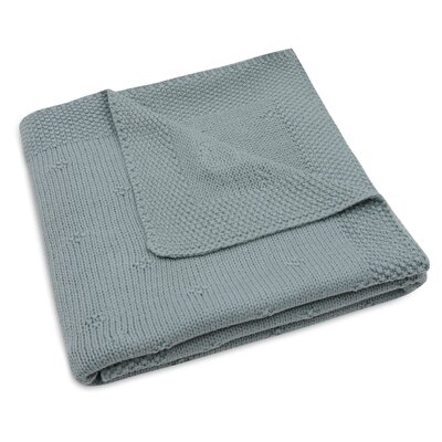 Deken Wieg 75x100cm Cosy Knit Sea Green