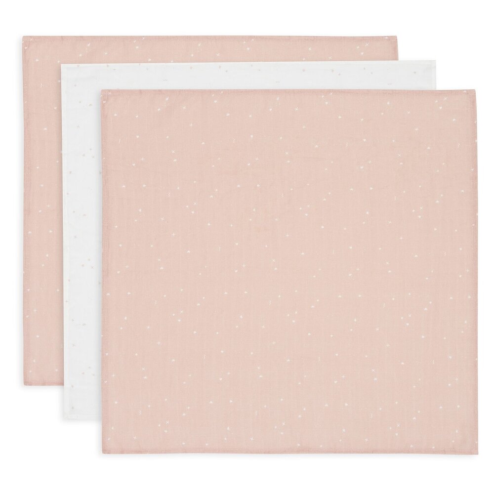 Hydrofiele Doek Small 70x70cm (3pack) Twinkling - Wild Rose