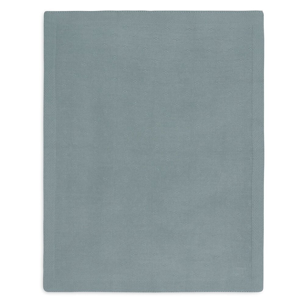 Deken Ledikant 100x150cm Cosy Knit Sea Green