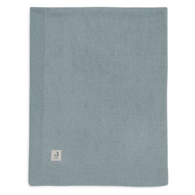 Deken Ledikant 100x150cm Cosy Knit Sea Green