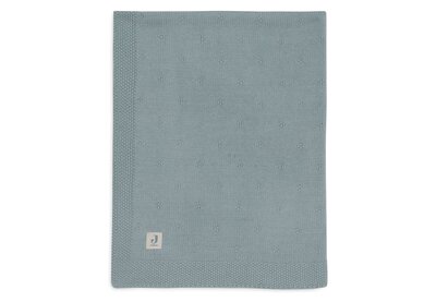 Deken Ledikant 100x150cm Cosy Knit Sea Green