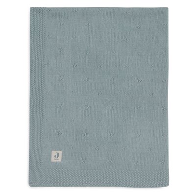 Deken Wieg 75x100cm Cosy Knit Sea Green