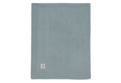 Deken Wieg 75x100cm Cosy Knit Sea Green