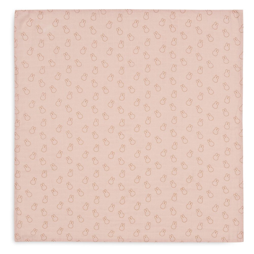 Hydrofiele Doek Small 70x70cm (3pack) Miffy Silhouettes - Wild Rose