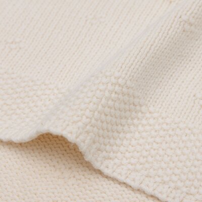 Deken Wieg 75x100cm Cosy Knit Ivory