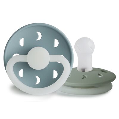 Moon night - 2-pack - silicone - T1 Stone blue/sage