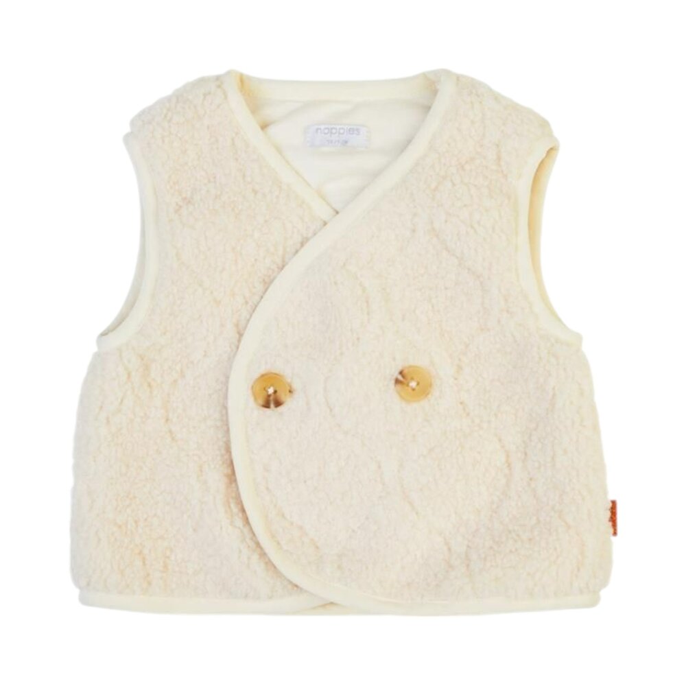 Gilet Freland sleeveless Buttercream