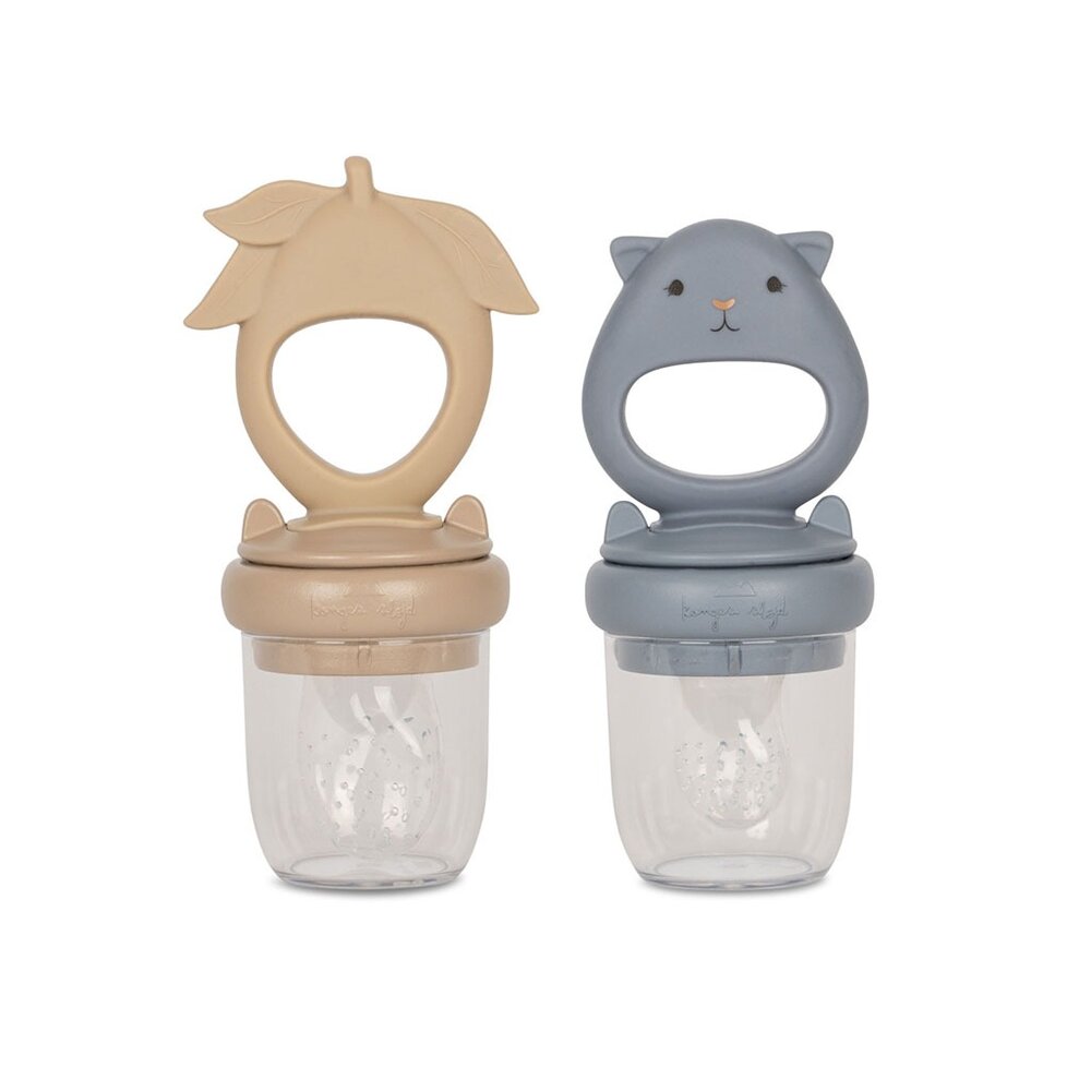 Set van 2 fruitspenen hamster & lemon warm clay/quicksilver