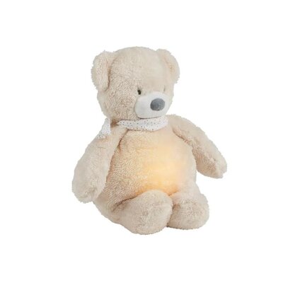 Sleepy beer knuffel nachtlamp Beige