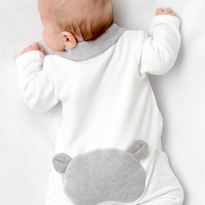 Babypakje first teddy Essentials grey