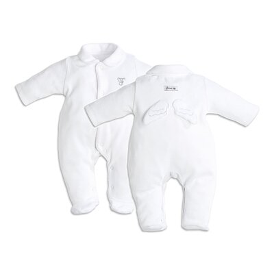 Babypakje Angel velours Essentials white