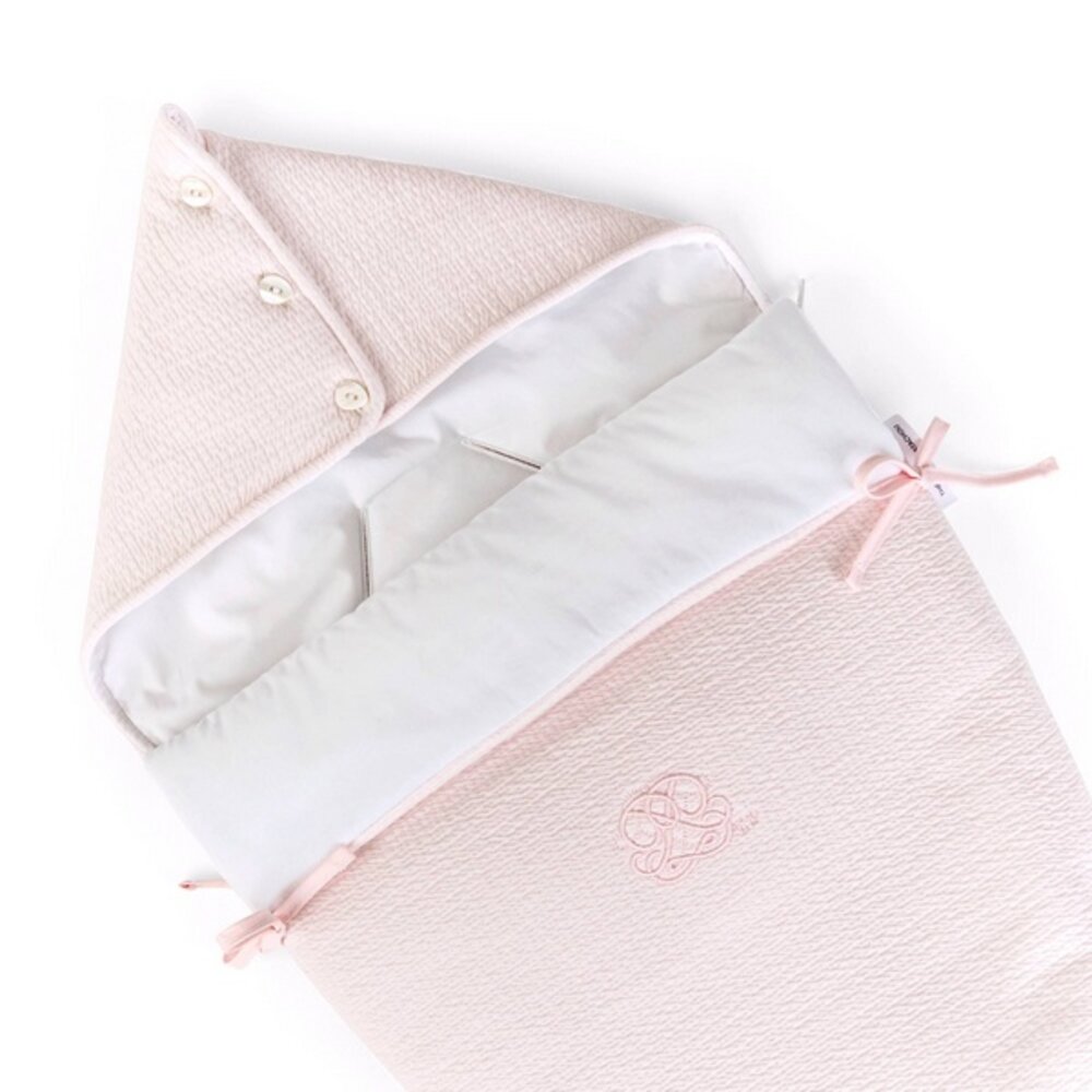 Voetenzak 3-punts fixatie Cotton pink