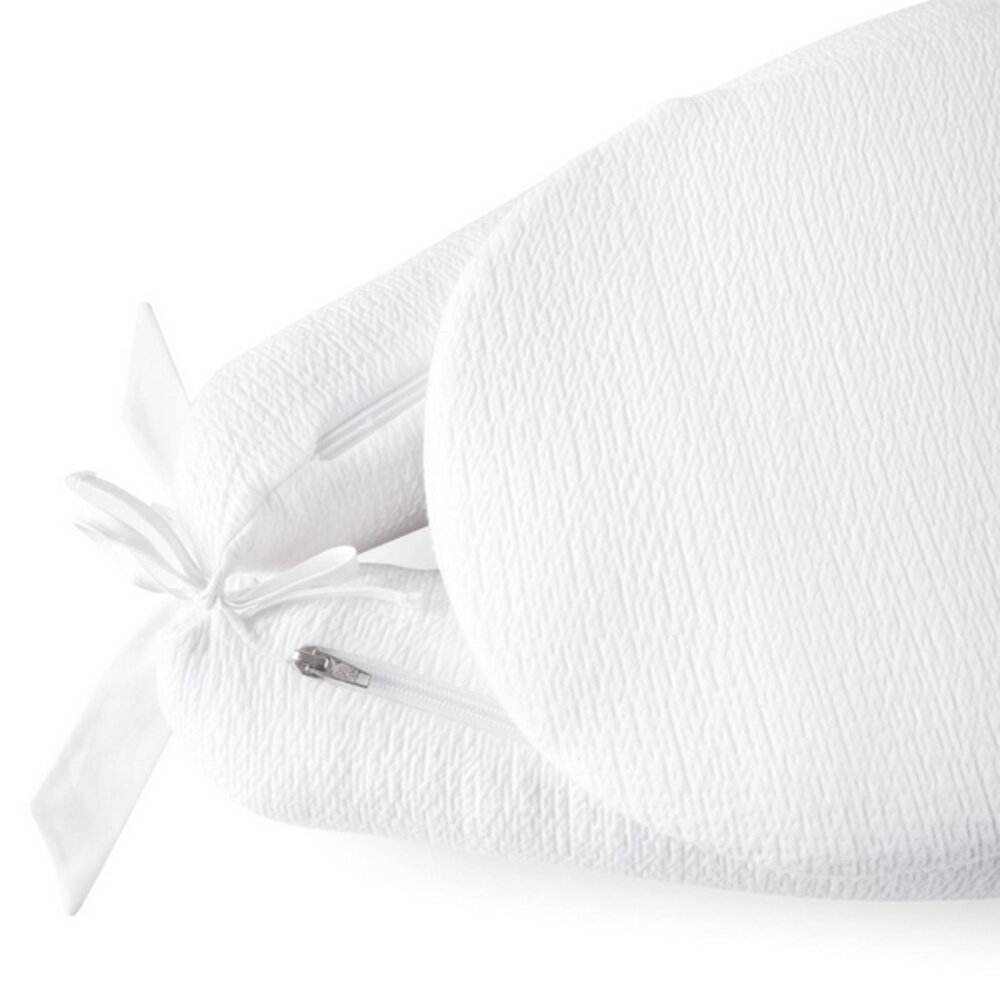 Baby slaapnestje - gewafeld Cotton white