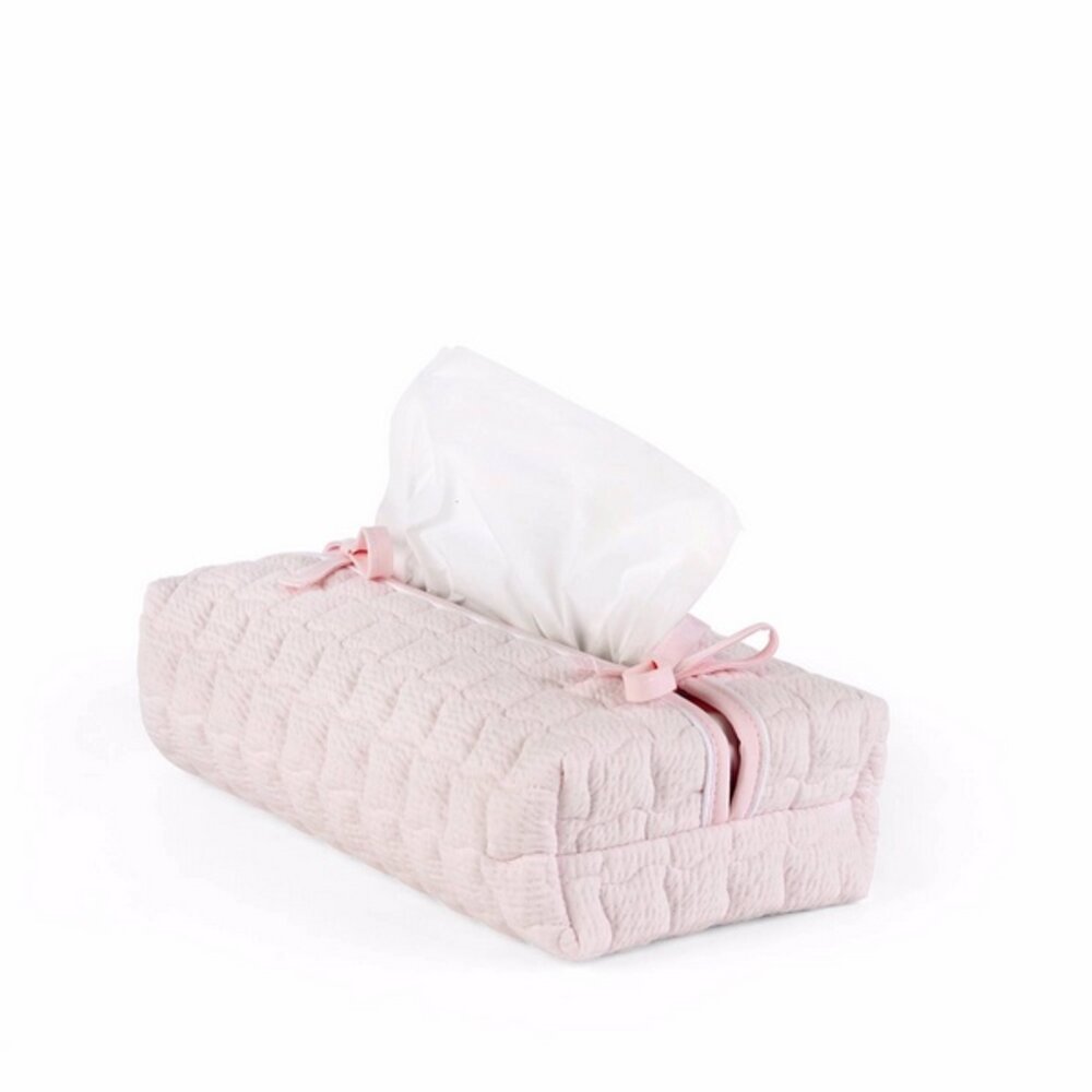 Hoes voor kleenex-doos - Gewatteerd - Cotton Pink Cotton pink