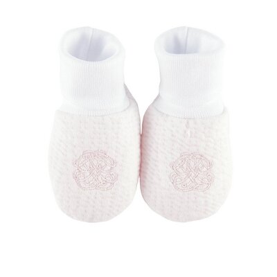 Babyslofjes jersey gewafeld - TU Cotton pink