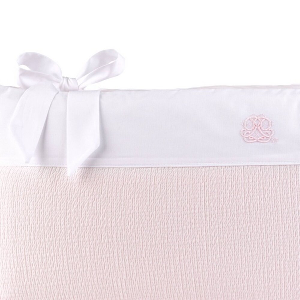 Bedbeschermer 70cm - Gewafeld (70x70x70cm) H:32cm - Cotton Pink Cotton pink