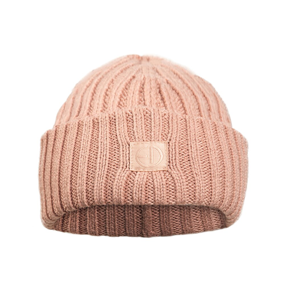 Wollen beanie 1-2 jaar Blushing Pink