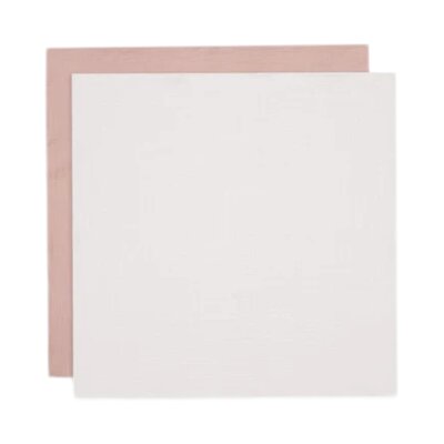 Hydrofiele Doek Small 70x70cm - 4 Stuks Wild rose/Ivory