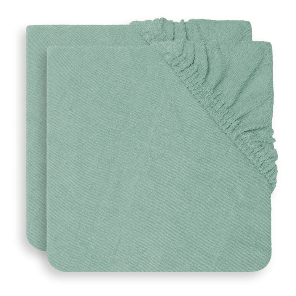 Aankleedkussenhoes badstof 75x85cm (2pack) Ash Green