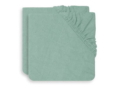 Aankleedkussenhoes badstof 75x85cm (2pack) Ash Green