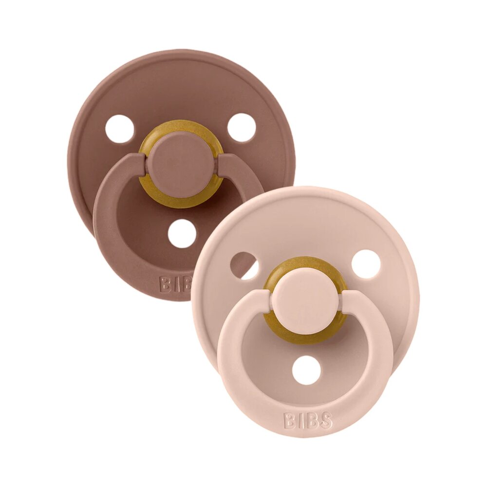 Fopspeen natuurrubber 2-pack T1 Woodchuck/blush