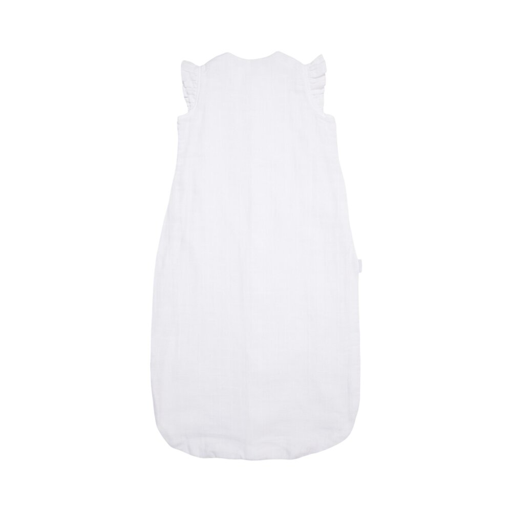 Slaapzak tetra schouder ruffle 90cm White