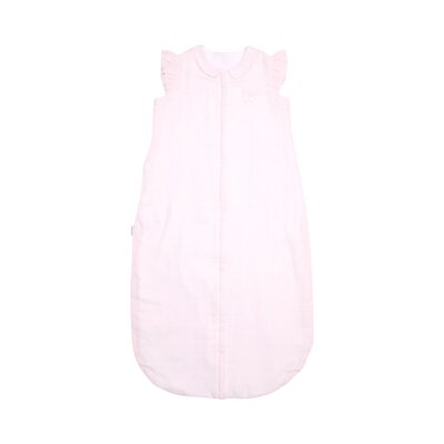 Slaapzak tetra schouder ruffle 90cm Light Pink