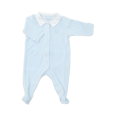 Babypakje Velours Baby blue