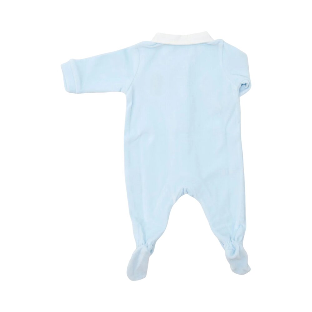 Babypakje Velours Baby blue