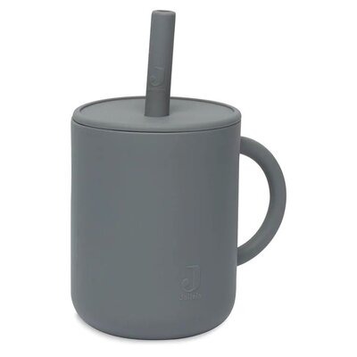 Drinkbeker siliconen Storm Grey