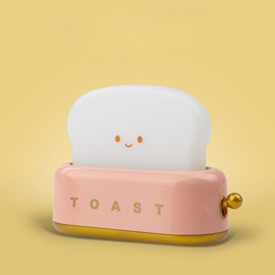 Led lamp Toaster Pink