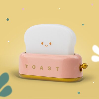 Led lamp Toaster Pink