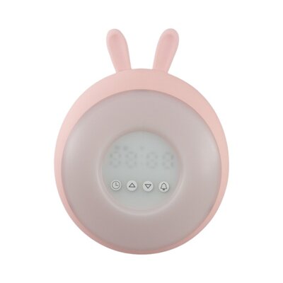 Wekker / led lamp RGB - Rabbit Pink