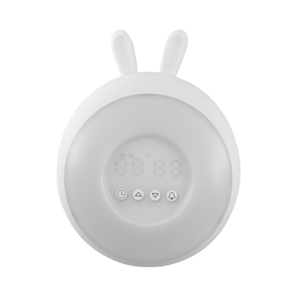 Wekker / led lamp RGB - Rabbit White