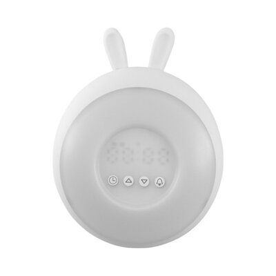 Wekker / led lamp RGB - Rabbit White