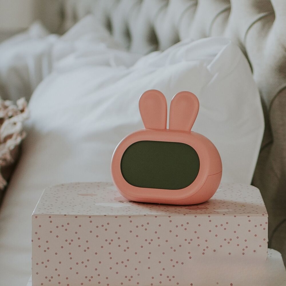 Wekker Rabbit Pink