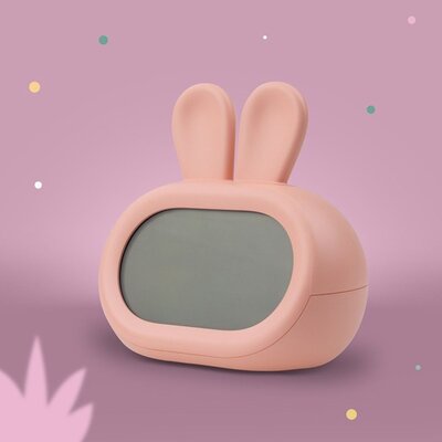 Wekker Rabbit Pink