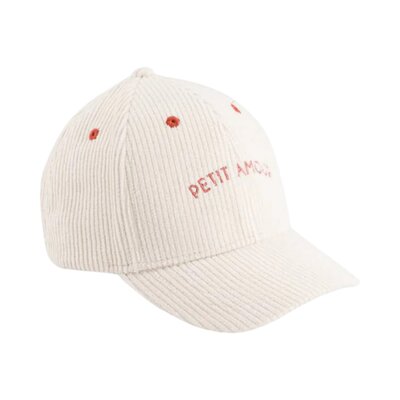 Pet corduroy Petit/Grand Amour Cream