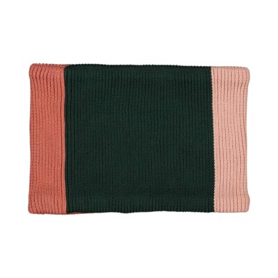 Snood cirkelsjaal Tricolore TU Green & Pink